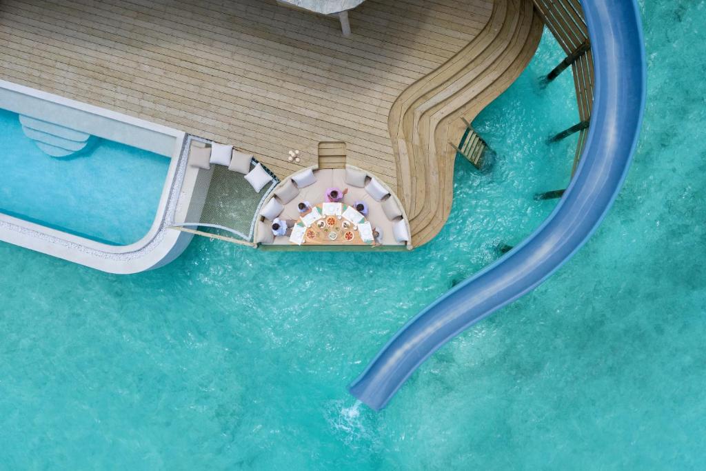 Villa avec toboggan à Soneva Fushi, Maldives