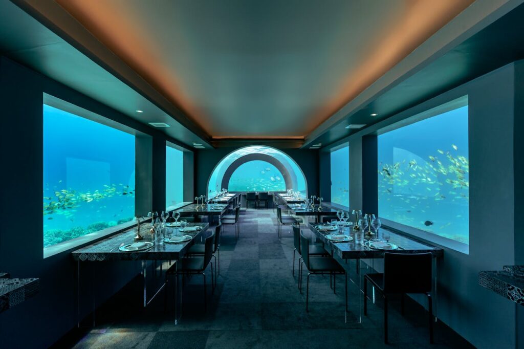 Restaurant sous-marin du You & Me Maldives