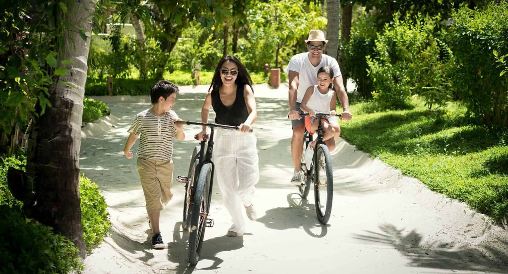 Vacances en famille aux Maldives